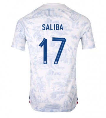 Lacne Muži Futbalové dres Francúzsko William Saliba #17 MS 2022 Krátky Rukáv - Preč